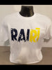 RAIRI Unisex Navy & Yellow Two-Tone Tee